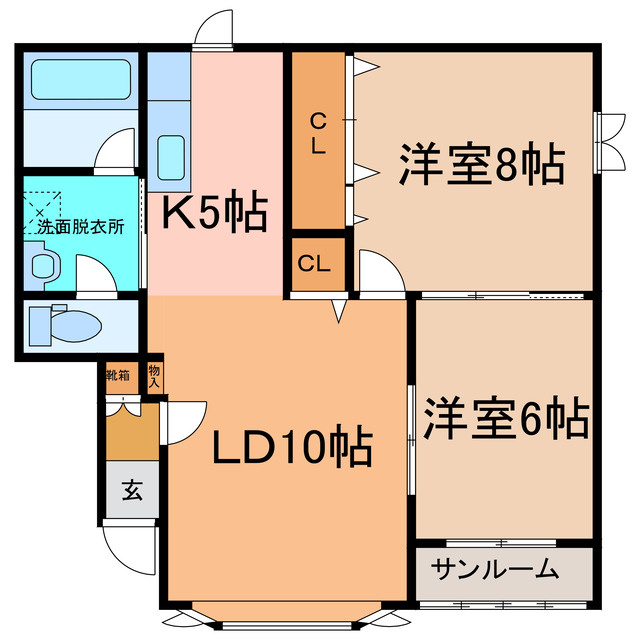 ルミエール18の間取り