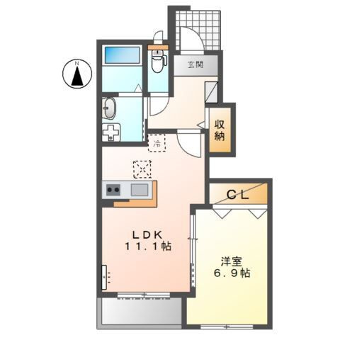 Ange（アンジュ）の間取り