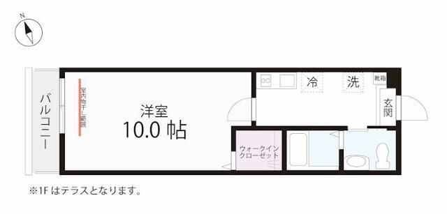 ＱＵＩＥＴ　ＣＲＡＢ　ＨＯＵＳＥ　西谷（仮）の間取り