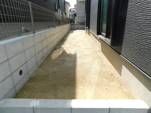 名古屋市天白区平針南２丁目の新築一戸建の庭|◇庭◇　　ガーデニングを楽しんだり、お子様が遊べる庭付き♪