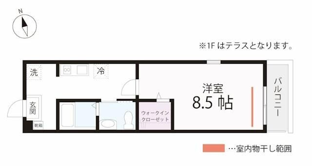 ＱＵＩＥＴ　ＣＲＡＢ　ＨＯＵＳＥ　花月（仮）の間取り