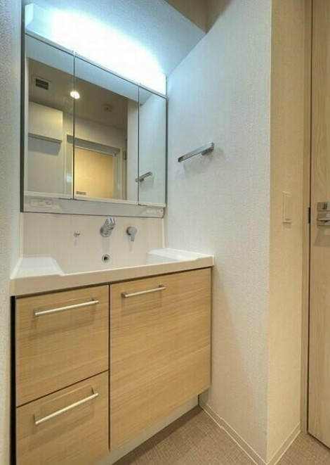 台東区日本堤２丁目の賃貸マンションの洗面所