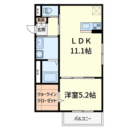【間取り】 | 仮称）島本町広瀬4丁目アパート
