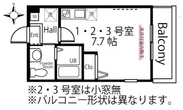 ブリティッシュ・ヒルズＲ１横浜三ツ沢の間取り