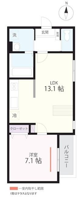 ＱＵＩＥＴ　ＣＲＡＢ　ＨＯＵＳＥ　ＴＯＧＥＴＨＥＲ　ｗｉｔｈＢ洋光台（の間取り