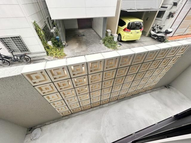 深沢パークフラットのバルコニー|広々としたバルコニーです