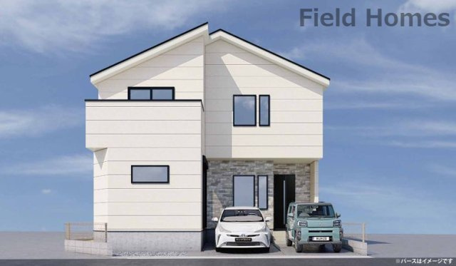 秦野市松原町新築戸建て　1期1号棟の外観|外観イメージ「秦野市松原町新築戸建て　1号棟」