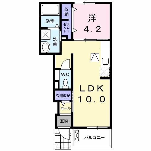 ドリームハイツＡの間取り