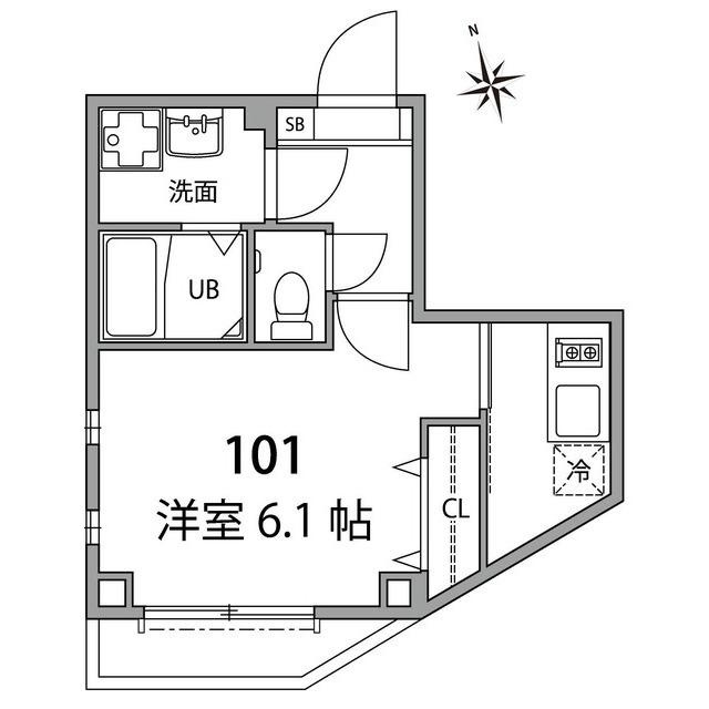 モンシャトー高井戸Ⅱの間取り|間取り図