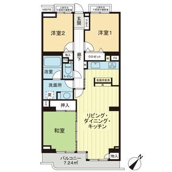 【間取り】 | ライオンズガーデン町田