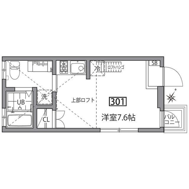 グランエッグス新大塚Eの間取り|間取り図