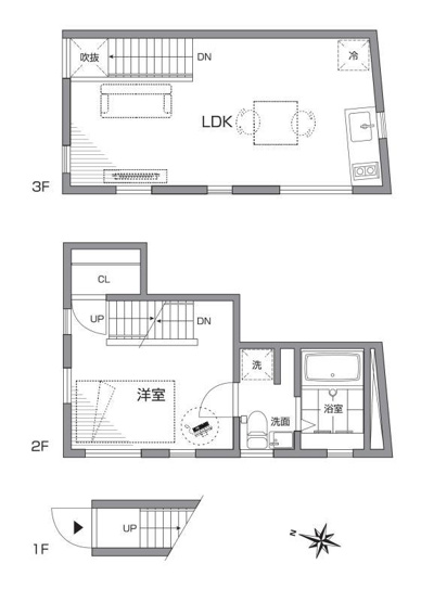 【間取り】 | シモキタハウス | 間取り図
