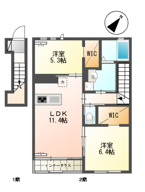 ラフィーネAの間取り