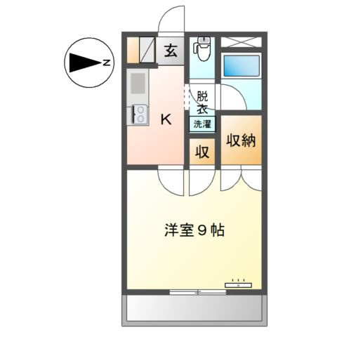 ラブリーハウスⅡ番館・Ⅲ番館の間取り