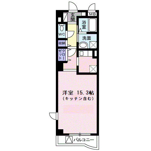 クラールアンジュの間取り