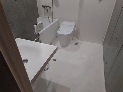 Ｍｏｎ－ｎａｋａ　Ａｐａｒｔｍｅｎｔ　Ｔｅｒｒａｃｅの洗面所