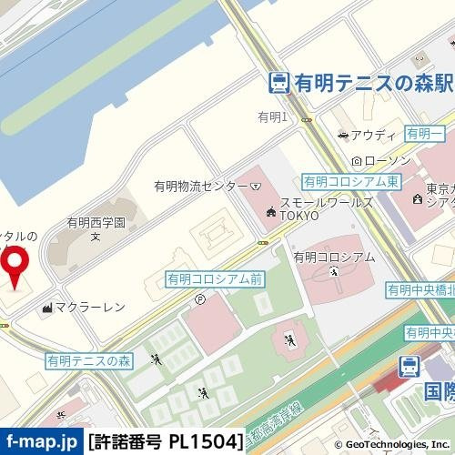 Ｂrillia　有明　CityTowerの地図