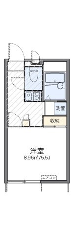 レオパレスカーサ　エルマナーダの間取り