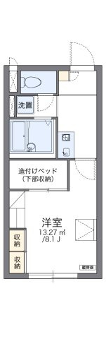 レオパレスコラソンⅠの間取り