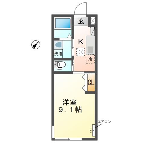 Ｒａｃｉｎｅ(ラシーヌ)の間取り