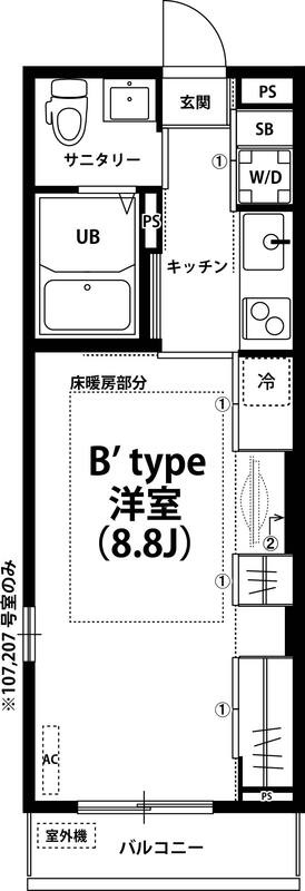 リブリ・フレスコの間取り