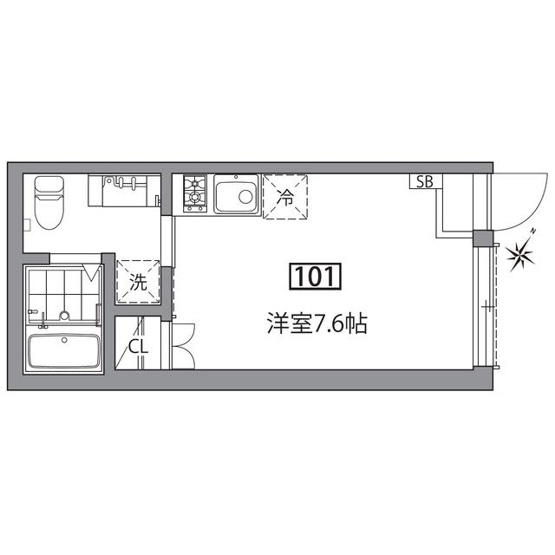 【間取り】 | グランエッグス新大塚E | 間取り図