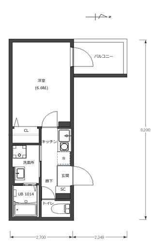 D－STYLE千住大橋の間取り