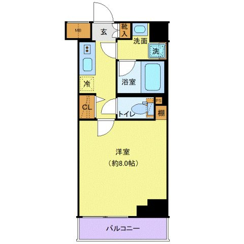 クレヴィスタ梅島の間取り