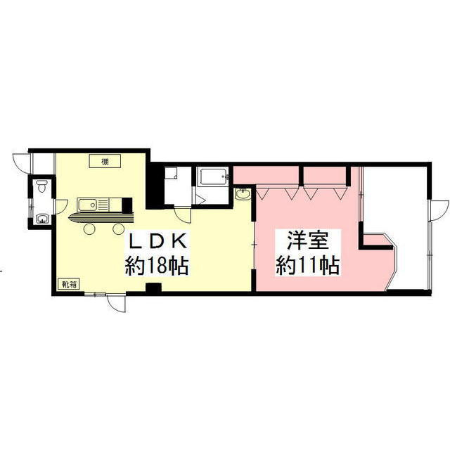 早川ビル　（揖斐郡大野町）の間取り