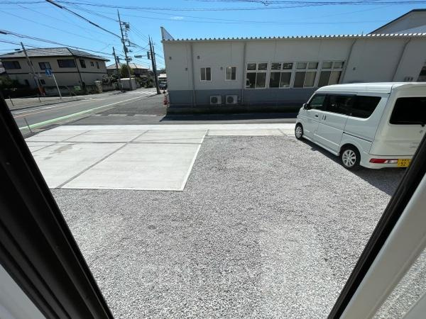 前橋市北代田町全４棟１期３号棟のその他|リビングからの眺望です。