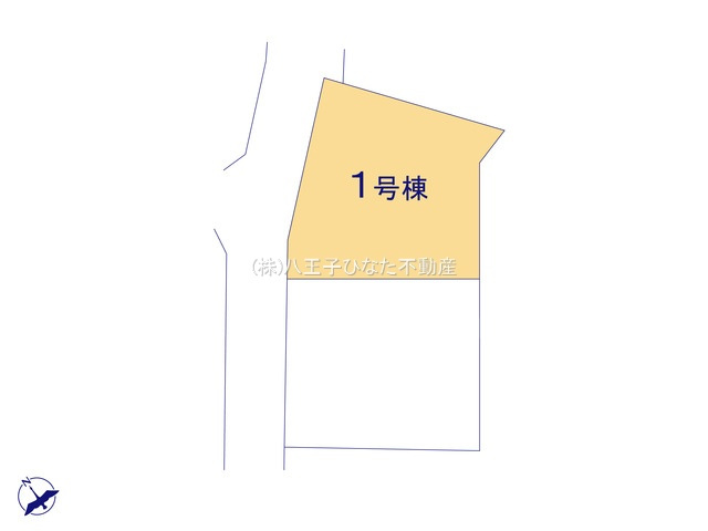 『八王子市新築戸建て』八王子市寺田町13-17【仲介手数料無料】の区画図|～仲介手数料無料☆八王子ひなた不動産～八王子市寺田町　新築戸建て