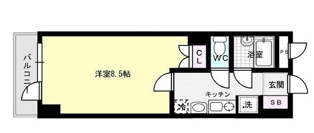 【間取り】 | アローズ室見駅前