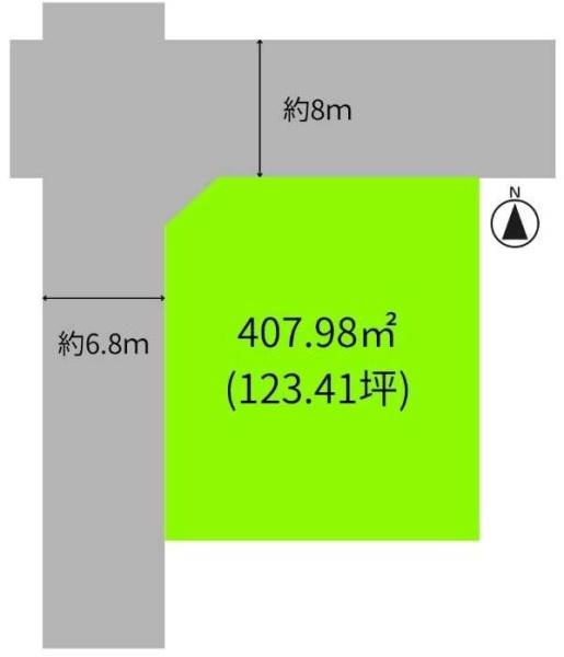 和歌山市吉田　土地の土地図