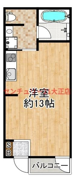 Nesta　Residence大正の間取り