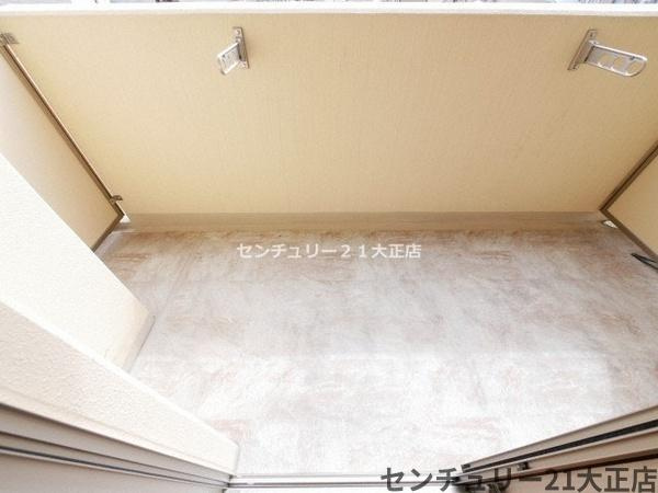 ふぁみ～ゆ弁天町のバルコニー