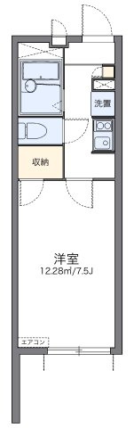 レオパレスＫｏｓｕｃａ　０９の間取り|代表的な間取のため実際の間取とは異なる場合があります
