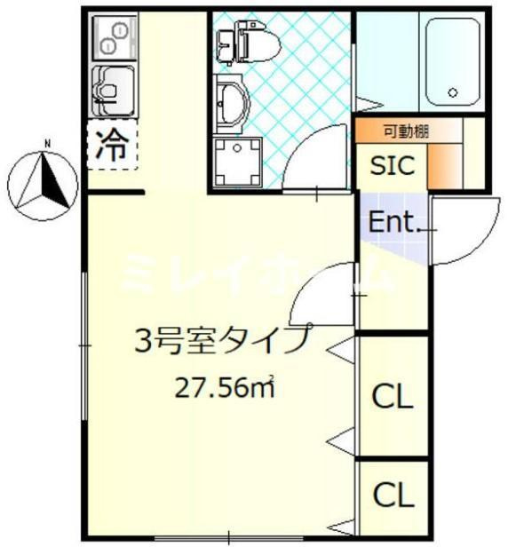 ルノン羽田の間取り