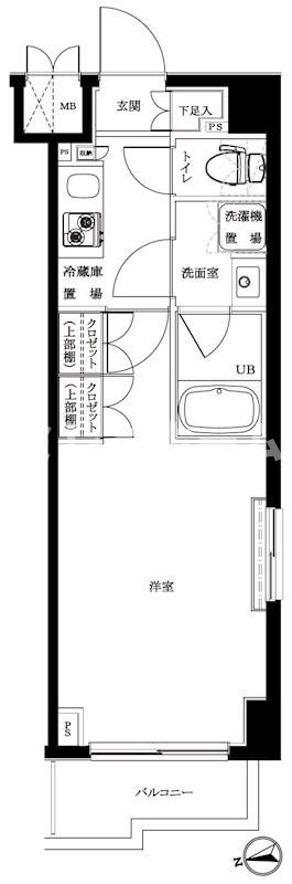 ルーブル蒲田十番館の間取り