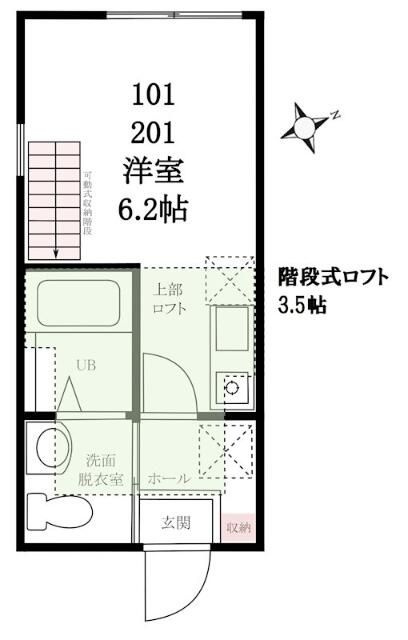 ハーミットクラブハウス石川町麗の間取り