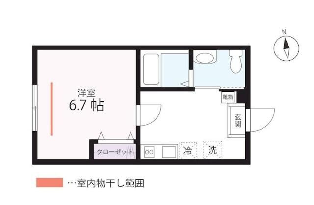 ＱＵＩＥＴ　ＣＲＡＢ　ＨＯＵＳＥ　ｍｉｘ　保土ヶ谷Ａ号棟（仮）の間取り