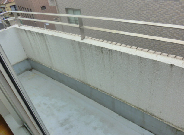 誠心Ⅵビルのバルコニー
