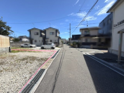 【前面道路含む現地写真】 | （商談中）売地　高知市秦南町２丁目　＠35