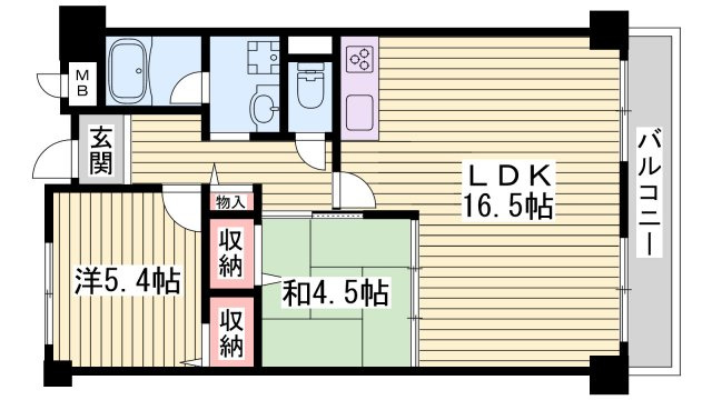 サンタウン明石ウエストの間取り