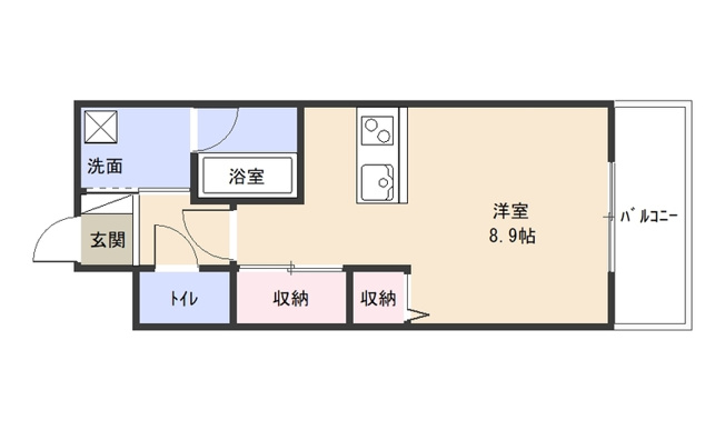 【間取り】 | アミティエ大江Ⅰ