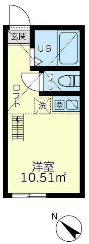 ユナイト日ノ出ゴルゴンゾーラの間取り