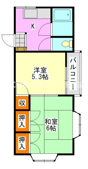 【間取り】 | セゾン葛城