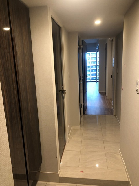 新宿区南山伏町の賃貸マンションの玄関