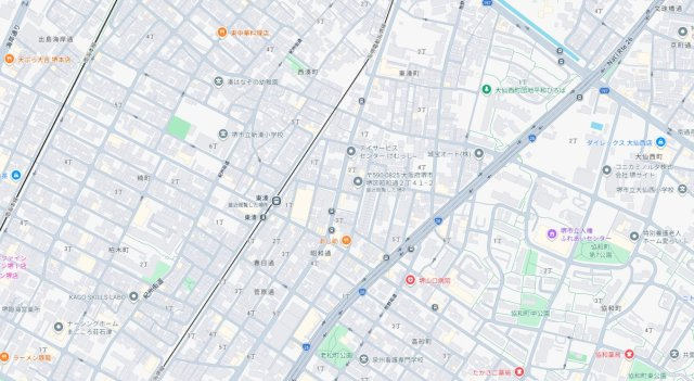 堺市堺区昭和通　第3期　新築一戸建ての地図