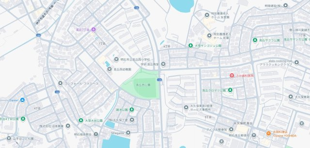 明石市大久保町高丘　第1期　新築一戸建ての地図