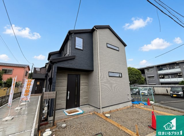 池田市旭丘　第1期　新築一戸建ての外観|お客様に長く安心して住んでいだだける事にこだわった家づくり！住んでからのアフターサービスにもしっかりと取り組んでいます！